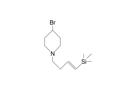 4-Bromo-1-([E]-4-trimethylsilyl-3-butenyl)-piperidine