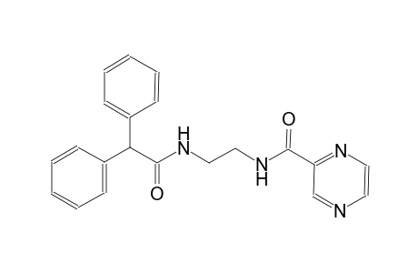 N-{2-[(2,2-diphenylacetyl)amino]ethyl}-2-pyrazinecarboxamide