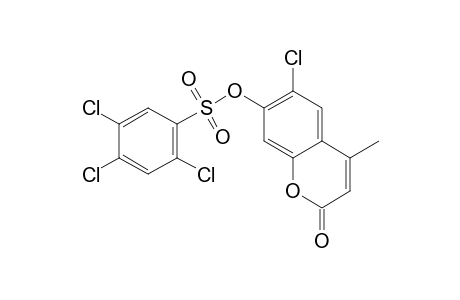 6-chloro-7-hydroxy-4-methylcoumarin, 2,4,5-trichlorobenzenesulfonate