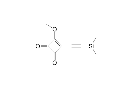 3-Methoxy-4-[2-(trimethylsilyl)-1-ethynyl]-3-cyclobutene-1,2-dione