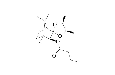 3,3-[(exo)-Butanedioxy]-2-(exo)-bornyl butanoate
