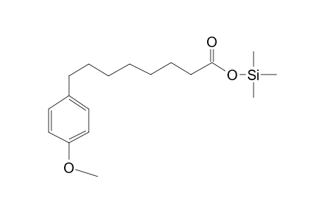 (4-Methoxyphenyl)octanoic acid, trimethylsilyl (ester)