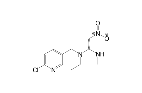 N-(6-chloropyridin-3-yl-methylene)-N-ethyl-N-methyl-2-nitrovinylidene-diamine