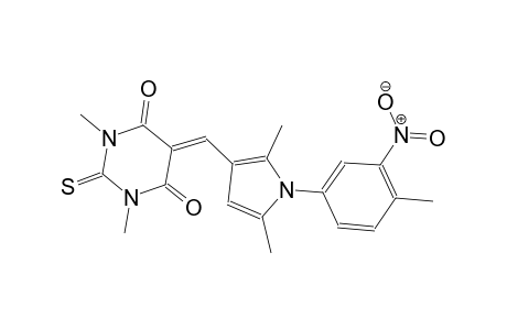 5-{[2,5-dimethyl-1-(4-methyl-3-nitrophenyl)-1H-pyrrol-3-yl]methylene}-1,3-dimethyl-2-thioxodihydro-4,6(1H,5H)-pyrimidinedione