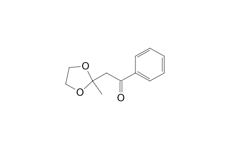 2-(2-Methyl-1,3-dioxolan-2-yl)-1-phenyl-ethanone
