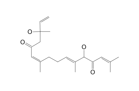 (6Z,10E)-3,12-DIHYDROXY-3,7,11,15-TETRAMETHYL-1,6,10,14-HEXADECATETRAEN-5,13-DIONE