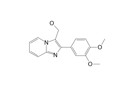 2-(3',4'-DIMETHOXYPHENYL)-3-HYDROXYMETHYL-IMIDAZO-[1,2-A]-PYRIDINE