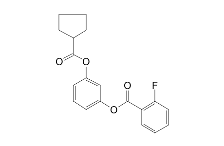 1,3-Benzenediol, o-cyclopentanecarbonyl-o'-(2-fluorobenzoyl)-