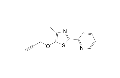 2-[4-Methyl-5-(prop-2-yn-1-yloxy)-1,3-thiazol-2-yl]pyridine