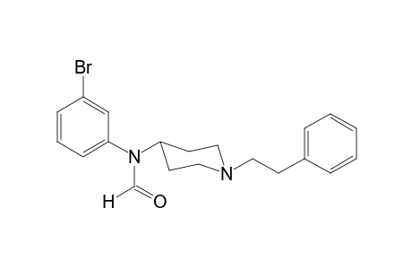N-(3-Bromophenyl)-N-[1-(2-phenylethyl)piperidin-4-yl]formamide