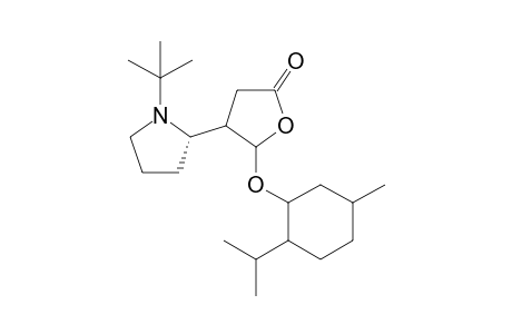 (2' S)-5-(Menthyloxy)-4-[1'-(t-butyl)pyrrolidin-2'-yl]-4,5-dihydrofuran-2(3H)-one