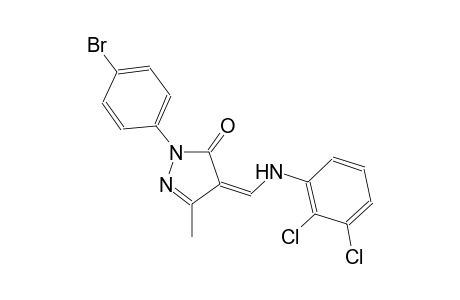 (4Z)-2-(4-bromophenyl)-4-[(2,3-dichloroanilino)methylene]-5-methyl-2,4-dihydro-3H-pyrazol-3-one