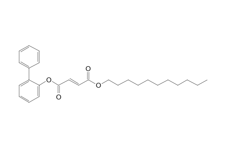 Fumaric acid, 2-phenylphenyl undecyl ester