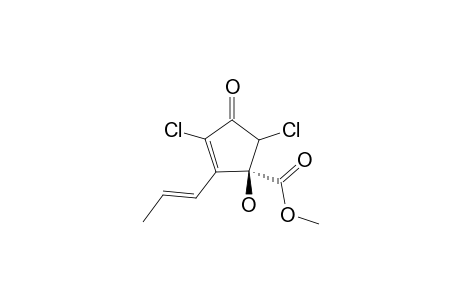 (+)-CRYPTOSPORIOPSIN;METHYL-3,5-DICHLORO-1-HYDROXY-4-OXO-2-PROPENYL-2-CYCLOPENTEN-1-CARBOXYLATE