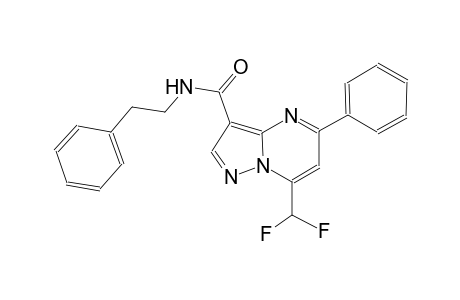 7-(difluoromethyl)-5-phenyl-N-(2-phenylethyl)pyrazolo[1,5-a]pyrimidine-3-carboxamide