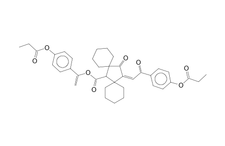 2-OXATRISPIRO[4.0.5.2.5.0]NONADEC-3-EN-1,12-DIONE, 13-(Z)-(4-PROPIONYLOXYBENZOYLMETHYLENE)-3-(4-PROPIONYLOXYPHENYL)-
