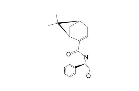 (-)-(1S)-N-[2-HYDROXY-(1S)-PHENYLETHYL]-6,6-DIMETHYLBICYCLO-[3.1.1]-HEPT-2-ENE-2-CARBOXAMIDE
