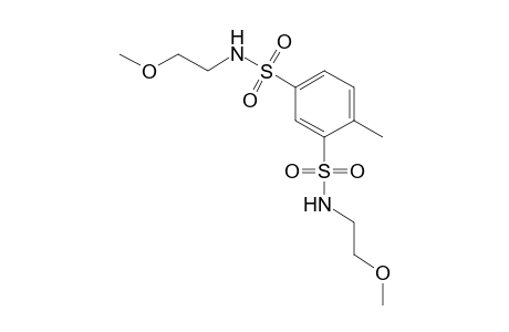1,3-Benzenedisulfonamide, N1,N3-bis(2-methoxyethyl)-4-methyl-
