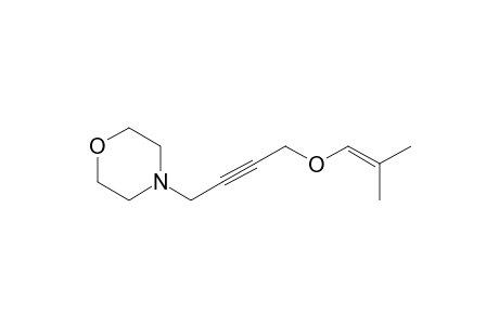 4-[4-(2-methylprop-1-enoxy)but-2-ynyl]morpholine