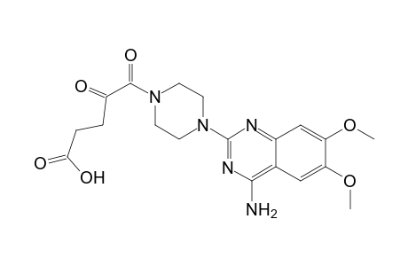 Prazosin-M (ring cleavage HOOC-) MS2