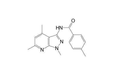 4-Methyl-N-(1,4,6-trimethyl-1H-pyrazolo[3,4-b]pyridin-3-yl)benzamide