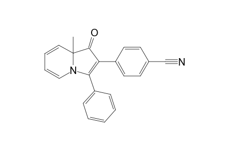 4-(8a-methyl-1-oxo-3-phenyl-1,8a-dihydroindolizin-2-yl)benzonitrile