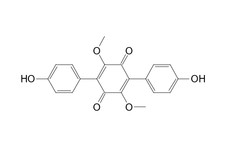 2,5-Cyclohexadiene-1,4-dione, 2,5-bis(4-hydroxyphenyl)-3,6-dimethoxy-
