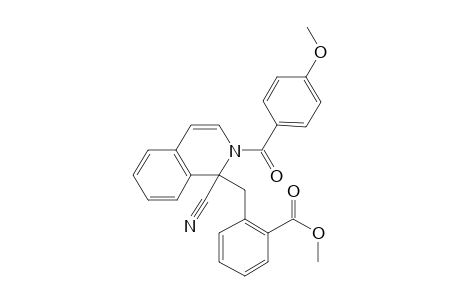 Methyl 2-[(2'-<p-methoxybenzoyl>-1'-cyano-1',2'-dihydroisoquinolin-1'-yl)methyl]-benzoate