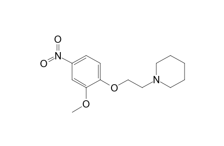 1-Piperidino-2-(2-methoxy-4-nitrophenoxy)ethane