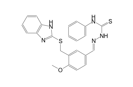 3-[(1H-benzimidazol-2-ylsulfanyl)methyl]-4-methoxybenzaldehyde N-phenylthiosemicarbazone