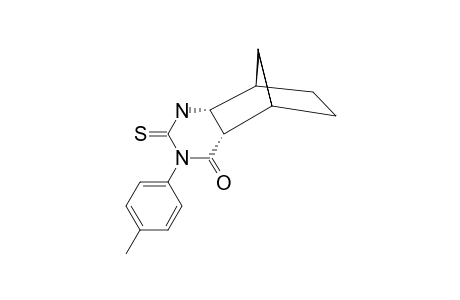 3-(Para-methylphenyl)-2-thioxo-2,3,R-4a,trans-5,6,7,trans-8,cis-8a-octahydro-5,8-methanoquinazolin-4(1H)-one