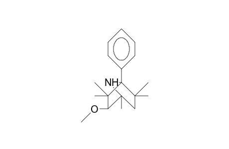 2-exo-Methoxy-1,3,3,5,5-pentamethyl-4-phenyl-7-aza-bicyclo(2.2.1)heptane