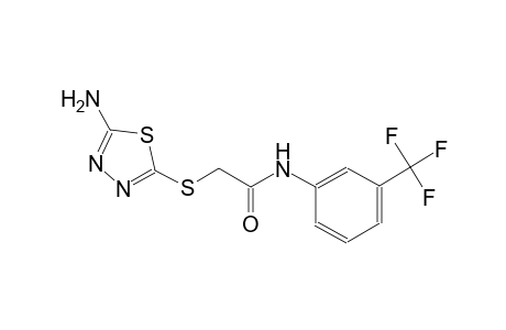 2-(5-Amino-[1,3,4]thiadiazol-2-ylsulfanyl)-N-(3-trifluoromethyl-phenyl)-acetamide