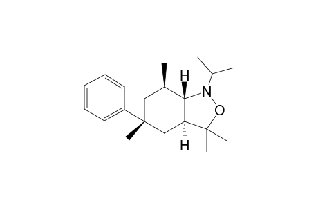 rac-(3aS,5R,7R,7aS)-1-isopropyl-3,3,5,7-tetramethyl-5-phenyloctahydrobenzo[c]isoxazole