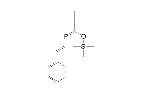 [2,2-DIMETHYL-1-(TRIMETHYLSILYLOXY)-PROPYLIDENE]-(2-PHENYLETHENYL)-PHOSPHANE