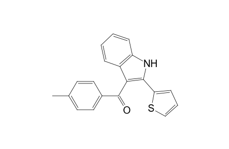 (4-methylphenyl)-(2-thiophen-2-yl-1H-indol-3-yl)methanone