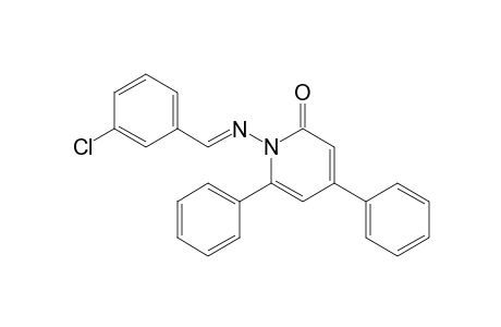 1-[(m-Chlorobenzylidene)amino]-4,6-diphenyl-2-pyridone