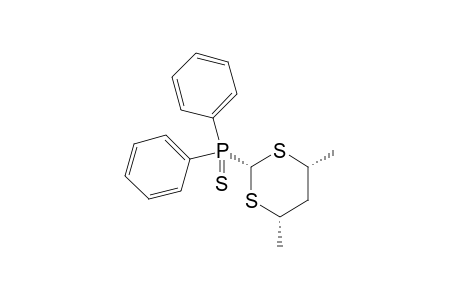 r-2-[Diphenyl(thiophosphinoyl)]-c-4,c-6-dimethyl-1,3-dithiane
