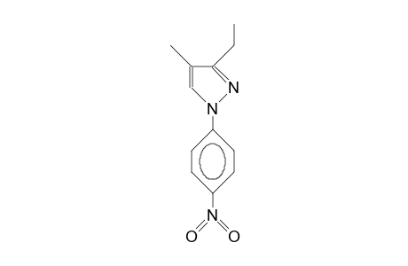 3-Ethyl-4-methyl-1-(4-nitro-phenyl)-pyrazole