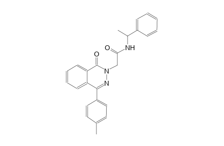 2-(4-(4-methylphenyl)-1-oxo-2(1H)-phthalazinyl)-N-(1-phenylethyl)acetamide