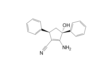 (3R,5R)-2-amino-3-hydroxy-3,5-diphenyl-1-cyclopentenecarbonitrile