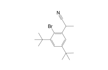 2-Bromo-1,5-di-t-butyl-3-(1-cyanoethyl)benzene