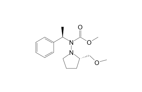 (2S,2''R)-2-Methoxymethyl-1-[N-methoxycarbonyl-N-(1-phenylethyl)amino]pyrrolidine