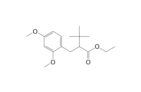 Benzenepropanoic acid, .alpha.-(1,1-dimethylethyl)-2,4-dimethoxy-, ethyl ester