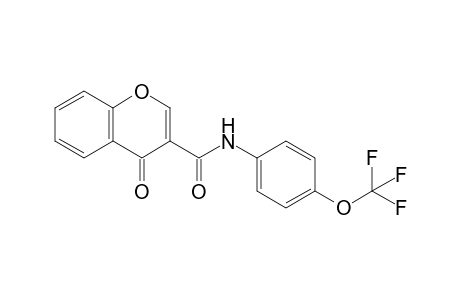 N-(4-(Trifluoromethoxy)phenyl)-4-oxo-4H-1-benzopyran-3-carboxamide