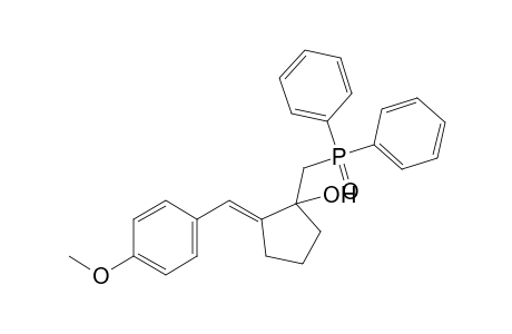 (E)-1-(Diphenylphosphinoylmethyl)-2-p-methoxybenzylidenecyclopentanol