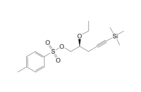 Toluene-4-sulfonic acid (S)-2-ethoxy-5-trimethylsilanyl-pent-4-ynyl ester