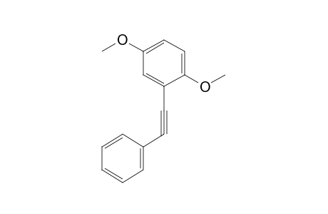 Benzene, 1,4-dimethoxy-2-(2-phenylethynyl)-