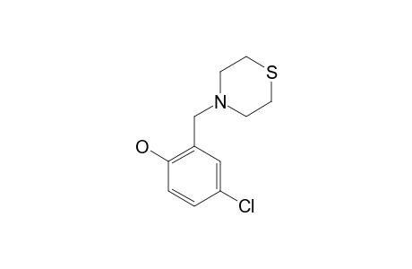 4-CHLORO-2-(THIOMORPHOLIN-4-YL-METHYL)-PHENOL