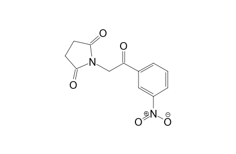 2,5-Pyrrolidinedione, 1-[2-(3-nitrophenyl)-2-oxoethyl]-